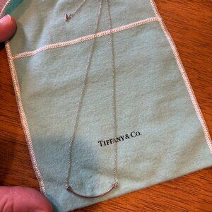 Tiffany T Smile Pendant in White Gold